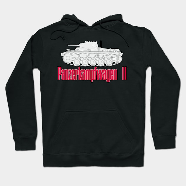 German light tank Pz-II Hoodie by FAawRay